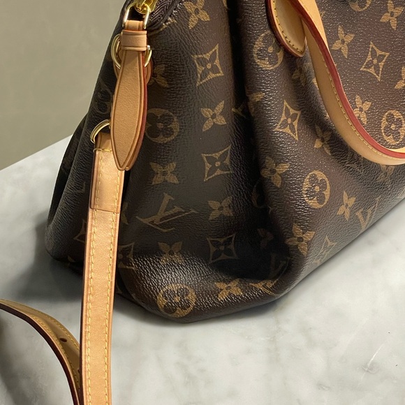LOUIS VUITTON Rivoli PM Monogram Canvas Shoulder Bag Brown - Picture 5 of 11